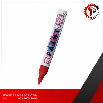 متال مارکر رنگ قرمز برند SAKURA